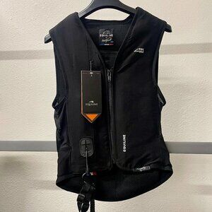 Equiline Belair equestrian airbag vest, XXS, black, Level 1 D30